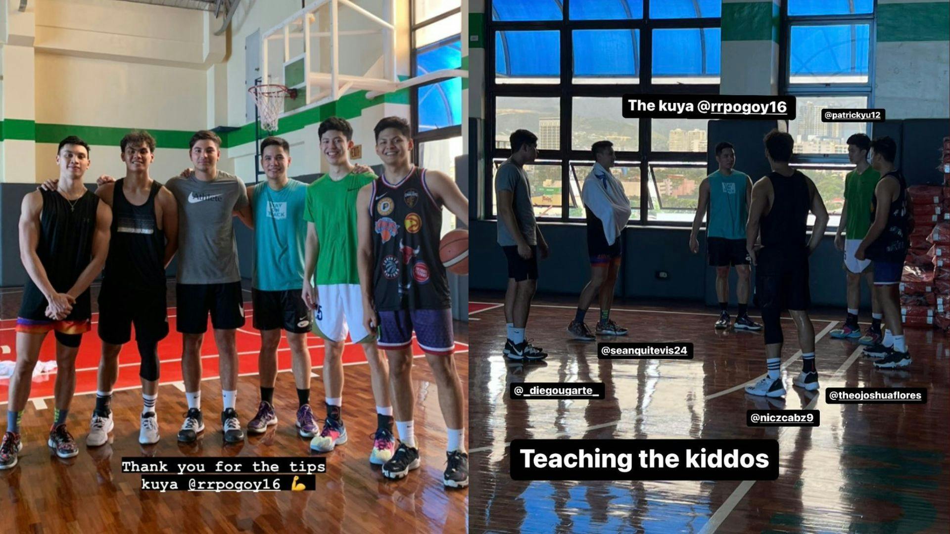 RR Pogoy mentors UAAP players in Cebu